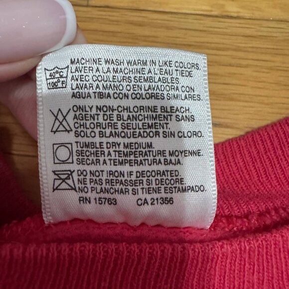 Lot of 2 Vintage Sweatshirts L – Hanes Floral & Russell Grandpa – USA Made - Picture 9 of 16